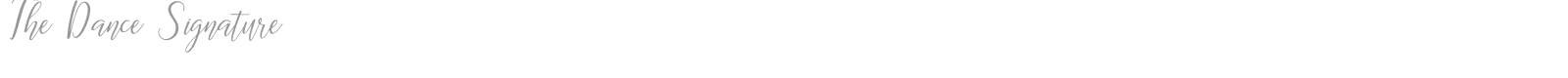 The Dance Signature font preview